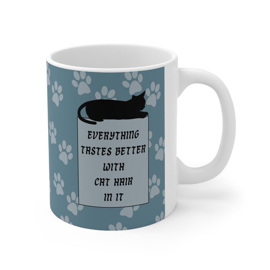 Cat Hair Ceramic Mug 11oz - Best Gifts for Cat Lover