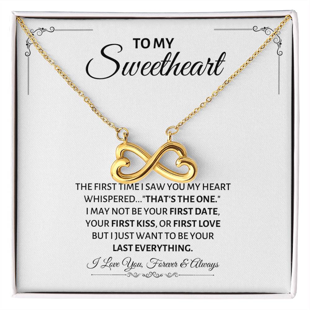 To My Sweetheart Necklace - Gift for Love on Valentine’s Day & Special Days - Endless Love Necklace