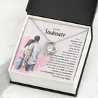 To My Soulmate Necklace - Unique Soulmate Gift for Her for Birthdays & Surprise Moments - Forever Love Necklace