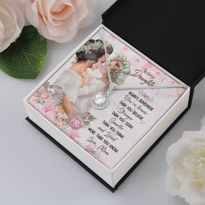 To My Daughter Necklace – Gift for Daughter from Mom – Eternal Hope Necklace