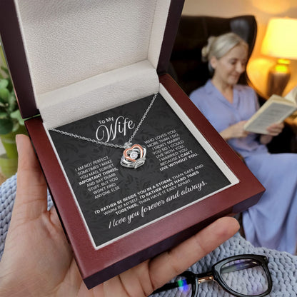 To My Wife Gift from Husband - Romantic Jewelry for Birthday & Anniversary Celebrations - Crown Pendant Necklace