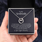 To My Soulmate Necklace - Long Distance Relationship Soulmate Gift for Romantic Occasions - Lucky In Love Necklace