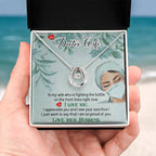 To My Doctor Wife Necklace - Emotional Valentine’s Day Gift from Husband - Lucky In Love Necklace