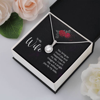 Romantic Gift for Wife from Husband - Meaningful Jewelry for Birthday, Anniversary, Christmas & Valentine’s Day - Eternal Hope Necklace