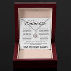 To My Soulmate Necklace - Unique Soulmate Gift for Her for Birthdays & Surprise Moments - Eternal Hope Necklace