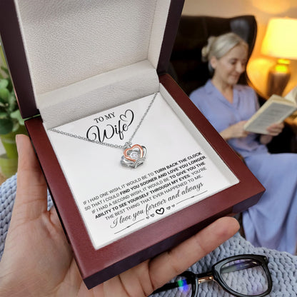 To My Wife Necklace - Anniversary Gift Idea from Husband - Crown Pendant Necklace