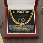 To My Amazing Husband - I Love You, More Than You'll Ever Know - Cuban Link Chain Gift from Wife to Husband