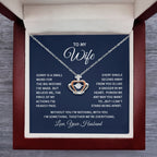 Gift for Wife from Husband - Sentimental Jewelry for Anniversary & Valentine’s Day - Crown Pendant Necklace