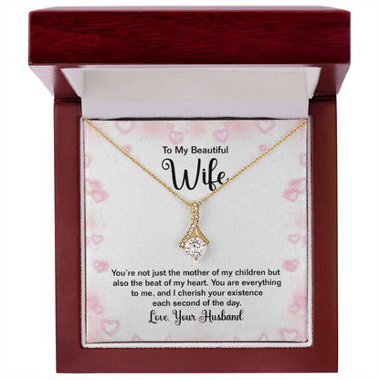 Valentine’s Day Gift for Wife - Emotional Jewelry from Husband for Anniversary Too - Alluring Beauty Necklace