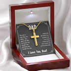 Dad - You are a man like no other - Present for Dad - Artisan Cross Necklace