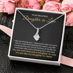 To My Daughter In Law - You are also my Daughter in heart - Alluring Beauty Necklace