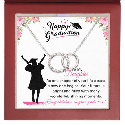 Durable Stainless Steel Graduation Necklace for Daughter