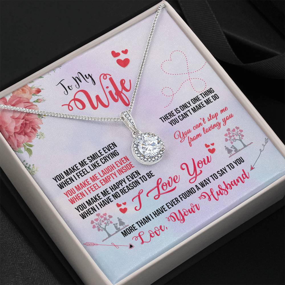 Heartfelt Gift for Wife from Husband - Romantic Jewelry for Special Occasions & Valentine’s Day - Eternal Hope Necklace