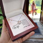 To My Wife Necklace - Jewelry Gift for Anniversary from Husband - Crown Pendant Necklace
