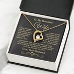 Best Gift for Wife from Husband - Emotional Love Jewelry for Birthday, Valentine’s Day, Anniversary & Christmas - Forever Love Necklace