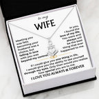 Heartfelt Gift for Wife from Husband - Romantic Jewelry for Special Occasions & Valentine’s Day - Anchor Pendant Necklace
