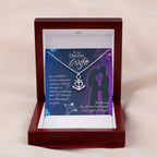 To My Doctor Wife Necklace Gift from Husband, Perfect for Birthday & Valentine’s Day Surprises - Anchor Pendant Necklace