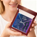 To My Doctor Wife Necklace Gift from Husband - Scripted Love Necklace