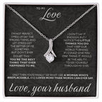 To My Love - I am not perfect - Alluring Beauty Necklace from Husband to Wife