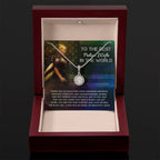 To The Best Police Wife In The World - Eternal Hope Necklace - Gift for Wife from Husband