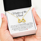 Mother of the Bride Present from Son In Law - Our relationship means so much to me - Endless Love Necklace