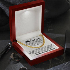 Husband Gift Cuban Link Chain, Stylish Jewelry, Anniversary Present, Bold Necklace, To My Husband