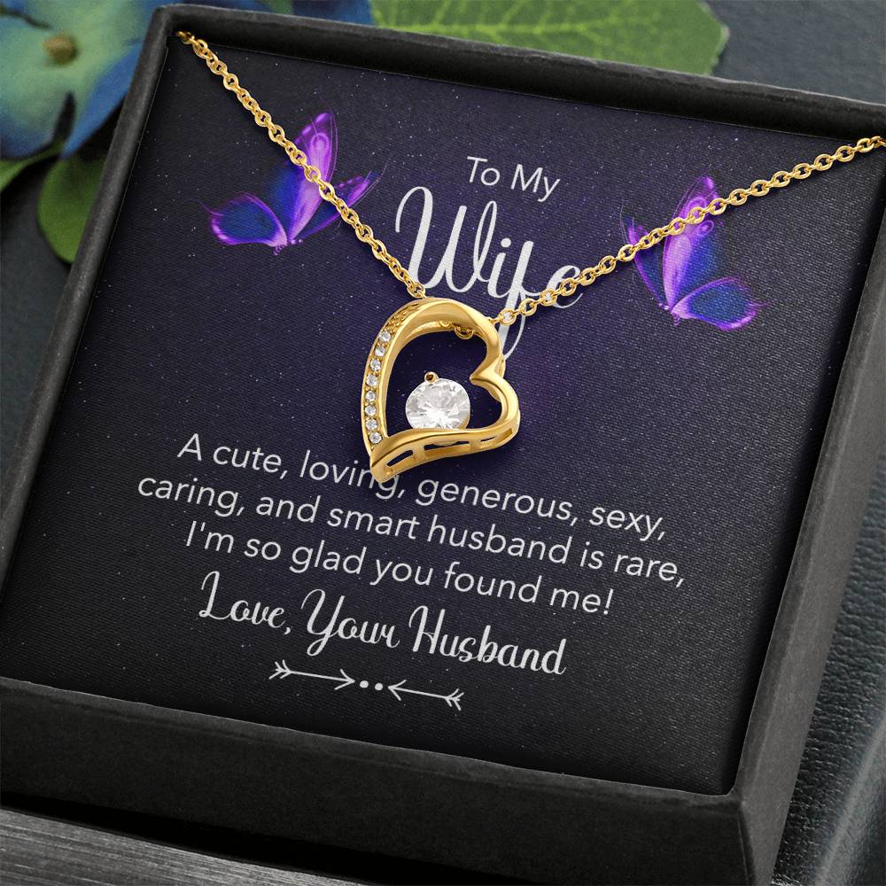 Sweet Gift for Wife from Husband - Romantic Jewelry for Everyday Love - Forever Love Necklace
