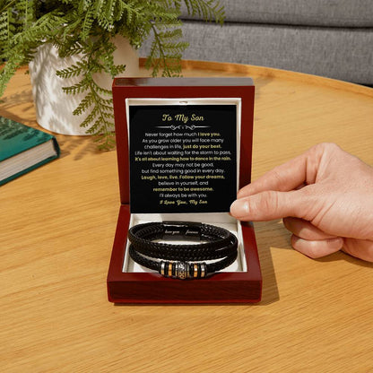 To My Son Bracelet – Birthday, Graduation, Christmas Gift – Love You Forever Bracelet