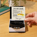 To My Dad - You're Amazing - Gift for Dad - Love You Forever Bracelet