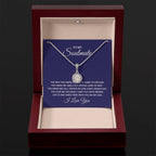 To My Soulmate Necklace - Best Soulmate Gift for Valentine’s Day & Everyday Romance - Eternal Hope Necklace