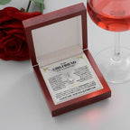 To My Girlfriend Necklace - Soulmate Jewelry Gift for Valentine’s Day, Birthday - Eternal Hope Necklace