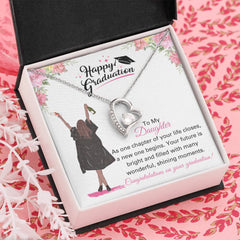 Graduation Gifts for Daughter, Forever Love Necklace, Elegant Jewelry, Happy Graduation