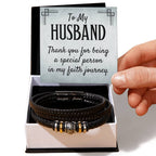 To My Husband - Gift for Husband from Wife - Love You Forever Bracelet