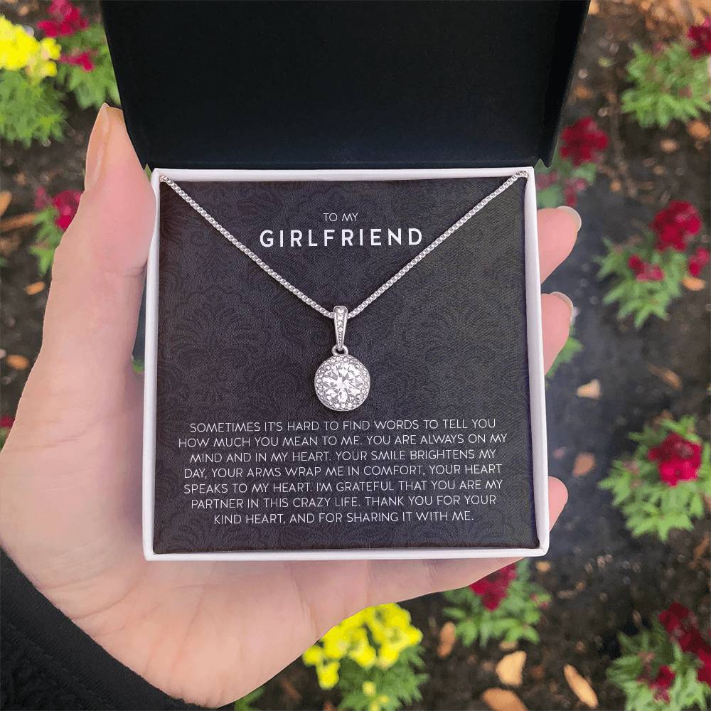To My Girlfriend Necklace - Romantic Jewelry Gift for Christmas, Valentine’s Day & Surprises - Eternal Hope Necklace