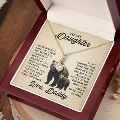 Forever My Daughter Necklace, Beautiful Jewelry Gift, Special Keepsake of Love and Appreciation, To My Daughter