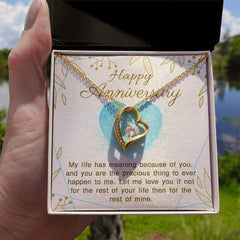Anniversary Necklace, Loving Gift for Her, Celebrate Your Journey, Special Memories & Forever Promises, Happy Anniversary