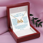To My Amazing Mother In Law - Gift for MIL - Thank you for sharing your son with me - Endless Love Necklace