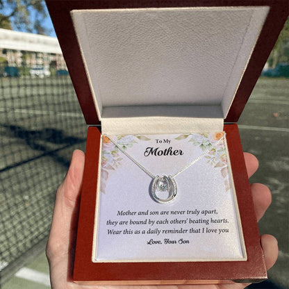 Mother and Son are Never Truly Apart- Lucky In Love PARTNER - Sentimental Gift for Mom from Son