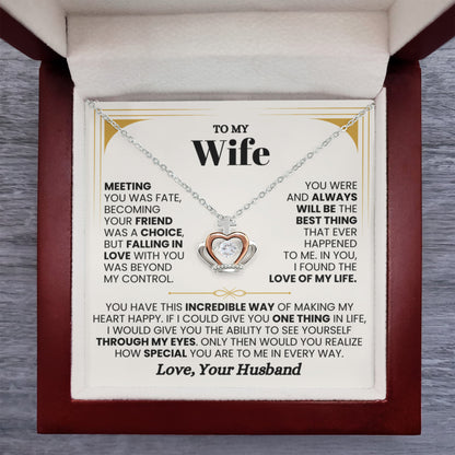 Meaningful Gift for Wife - Heartfelt Jewelry from Husband for Birthday, Anniversary, Valentine’s Day, Christmas - Crown Pendant Necklace