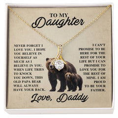 Forever My Daughter Necklace, Beautiful Jewelry Gift, Special Keepsake of Love and Appreciation, To My Daughter