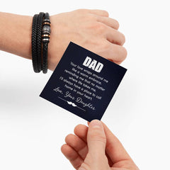 Personalized Bracelet For Dad, Engraved Love Message Jewelry, Heartfelt Gift For Father, Father Appreciation Gift, Love You Forever Band