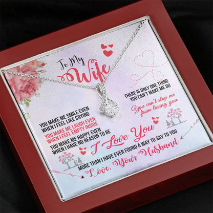 Valentine’s Day Wife Gift - Romantic Jewelry from Husband - Alluring Beauty Necklace