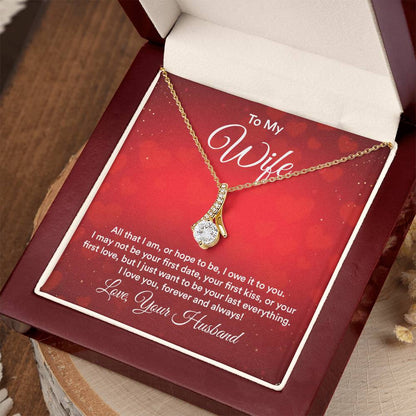 Wife Gift from Husband - Meaningful Jewelry for Valentine’s Day & Special Occasions - Alluring Beauty Necklace
