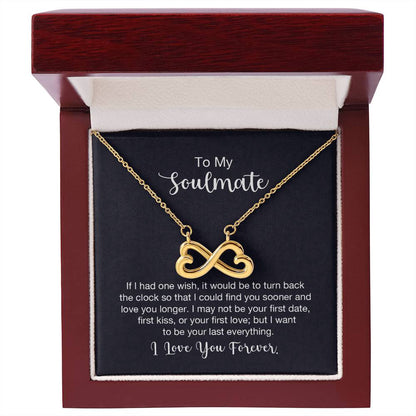 To My Soulmate Necklace - Perfect Gift for Romantic Celebrations & Appreciation Days - Endless Love Necklace