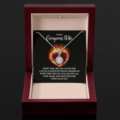 Meaningful Wife Jewelry from Husband - Romantic Gift for Birthday, Christmas, Anniversary & Valentine’s Day - Eternal Hope Necklace