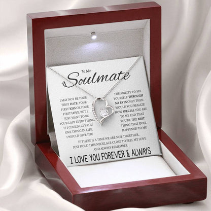 Soulmate Jewelry for Girlfriend - Romantic Necklace for Valentines & Birthdays - Forever Love Necklace