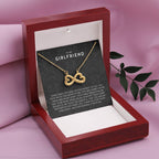 To My Girlfriend Necklace - Romantic Jewelry Gift for Christmas, Valentine’s Day & Surprises - Endless Love Necklace