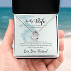 Emotional Wife Gift - Loving Jewelry from Husband for Birthday, Valentine’s Day & Anniversary - Lucky In Love Necklace
