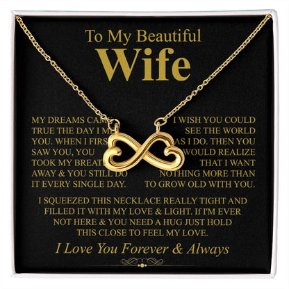 Heartfelt Gift for Wife from Husband - Romantic Jewelry for Special Occasions & Valentine’s Day - Endless Love Necklace