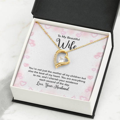 Surprise Gift for Wife - Meaningful Jewelry from Husband for Christmas, Anniversary & Valentine’s Day - Forever Love Necklace
